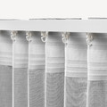 HANNALILL Curtains, 1 pair, grey, 145x300 cm