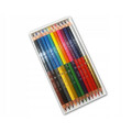 Astra Double-sided Triangular Coloured Pencils 24 Colours 12pcs 3+