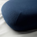 TÖCKENFLY Pillowcase for ergonomic pillow, dark blue, 29x43 cm