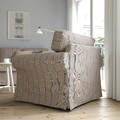 EKTORP Armchair, Karlshov beige/multicolour