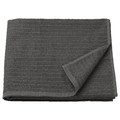 VÅGSJÖN Bath towel, dark grey, 70x140 cm