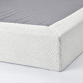 LYNGÖR Sprung mattress base, white, 160x200 cm