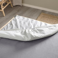 LYNGÖR Sprung mattress base with legs, white, 140x200 cm