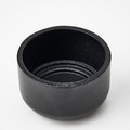 HEDERVÄRD Tealight holder, black, 3 cm