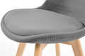 Upholstered Dining Chair Bolonia Lux, graphite