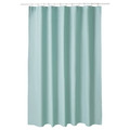 LUDDHAGTORN Shower curtain, turquoise, 180x200 cm