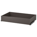 KOMPLEMENT Drawer, dark grey, 100x58 cm