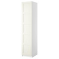 PAX Wardrobe with 1 door, white/Bergsbo white, 50x60x236 cm