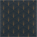 Upholstered Wall Panel Stegu Mollis Square 30 x 30 cm, dark blue - gold