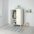 BUSUNGE Wardrobe, white, 80x139 cm