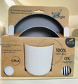 Bo Jungle B-CPLA Biodegradable Children's Tableware Set 5pcs Grey