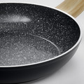 HUSKNUT Frying pan, non-stick coating, black, 24 cm
