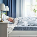 VADSÖ Sprung mattress, firm/light blue, 140x200 cm