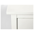 HEMNES 2-drawer chest, white stain, 54x66 cm