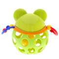Bam Bam Animal Rubber Ball with Rattle Frog 6m+
