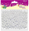 Pompoms 10mm 120pcs, white