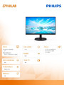 Philips Monitor 27'' 271V8LAB VA 100Hz HDMI Speakers