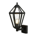 GoodHome Garden Outdoor Wall Lamp with Motion Sensor Radley E27 IP44, black