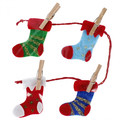 Craft Christmas Self-Adhesive Decoration Set Christmas Stocking 4pcs