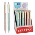 Starpak Retractable Pen Marble 36pcs