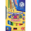 Astra Rainbow Jumbo Colored Pencils 12pcs + Sharpener