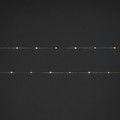 LED Lighting Chain 20 LED, indoor, copper, warm white