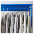 PLATSA Open clothes hanging unit, blue, 80x40x120 cm