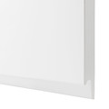 VOXTORP 2-p door f corner base cabinet set, right-hand white matt white, 25x80 cm