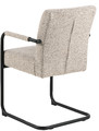 Upholstered Chair with Armrests Adele, beige