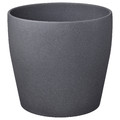 PERSILLADE Plant pot, dark grey, 32 cm