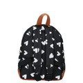 Kidzroom Children's Backpack Black&White Hearts