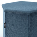 KJUGE Pouffe with storage, Knisa medium blue