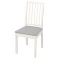 EKEDALEN Chair, white, Orrsta light grey