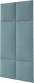 Upholstered Wall Panel Stegu Mollis Rectangle 60 x 30 cm, light blue