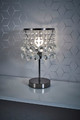 Table Lamp London Crystal 1 x E14, black