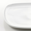 VÄRDERA Plate, white, 31x26 cm