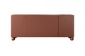 Cabinet Sonatia II 200 cm, burgundy