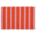 VÄGSKYLT Door mat, pink/orange, 40x60 cm