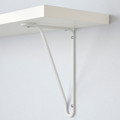 BERGSHULT / FÖRLÄGGARE Wall shelf, white/white, 80x20 cm