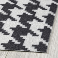 TOMTRÄTT Door mat, light grey/dark grey, 40x60 cm