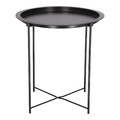 Metal Side Table Isa, black