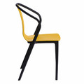 Chair Bella, black/yellow