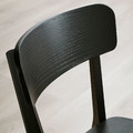 LISABO / LISABO Table and 2 chairs, black/black, 88 cm