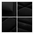 Upholstered Wall Panel Stegu Mollis Rectangle 60 x 30 cm, black