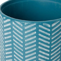 Ceramic Plant Pot GoodHome 14 cm, blue