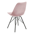 Chair Eris, velvet, pink