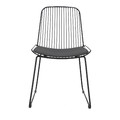 Chair with Seat Pad Dill, black