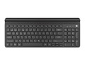 Natec Wireless Keyboard Felimare US Bluetooth 2.4GHz Slim with Phone/Tablet Holder, black