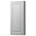 TÄNNFORSEN Wall cabinet with door, light grey, 40x15x95 cm