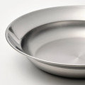 GRILLTIDER Deep plate, stainless steel, 21 cm